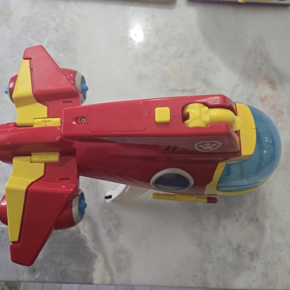 Paw Patrol Rescue Helicopter Toy - Red and Yellow - Picture 4 of 5
